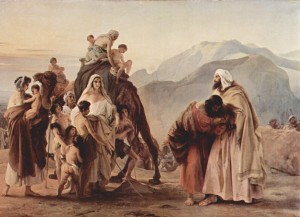 Jacob and Esau Reunion_Francesco Hayez