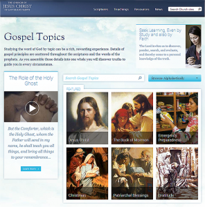 LDS.org Gospel Topics