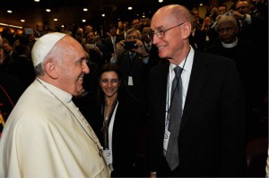 Pope Francis & President Eyring